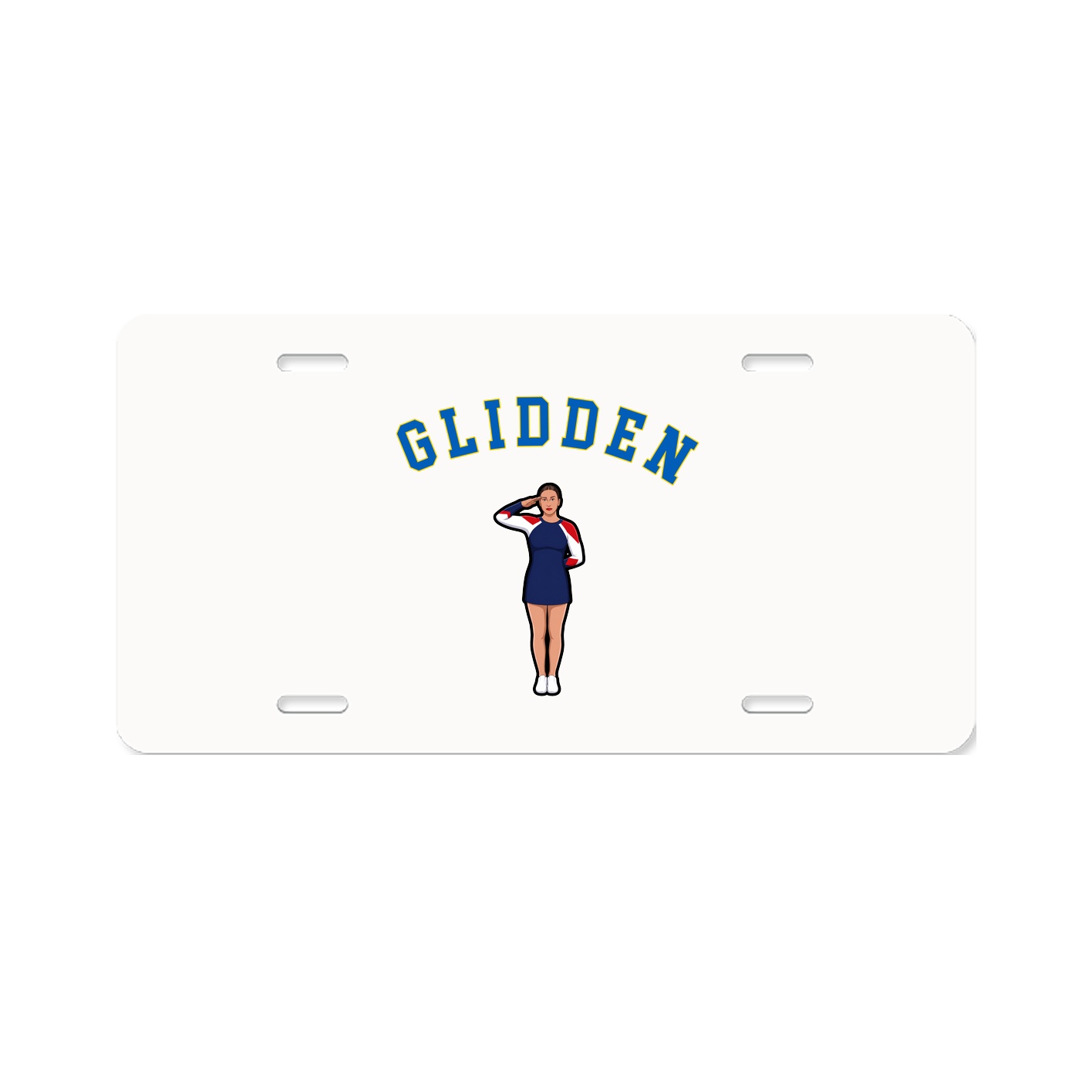 License Plate — Shirsey Arch in Classic