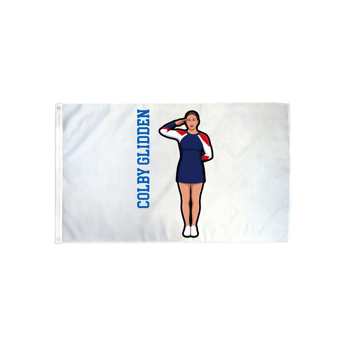 3x5 Flag — Name Vertical in Classic