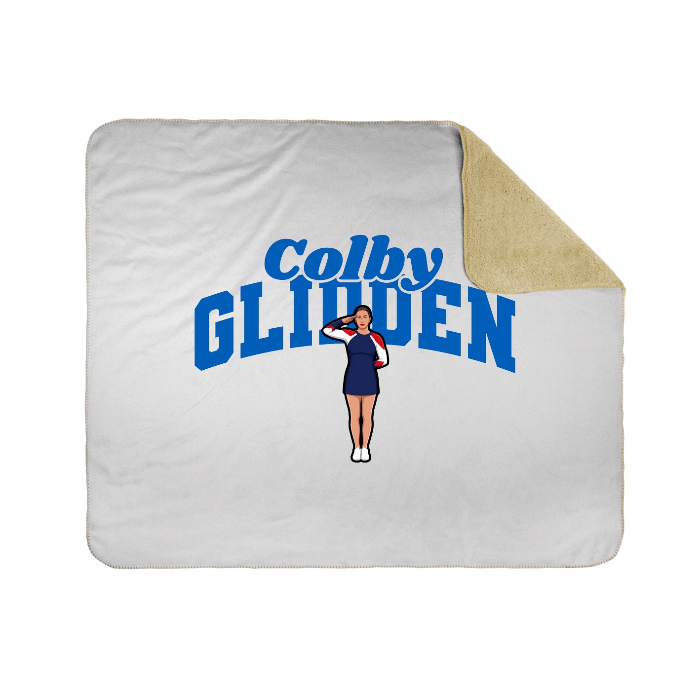 Throw Blanket — Signature Arch in White