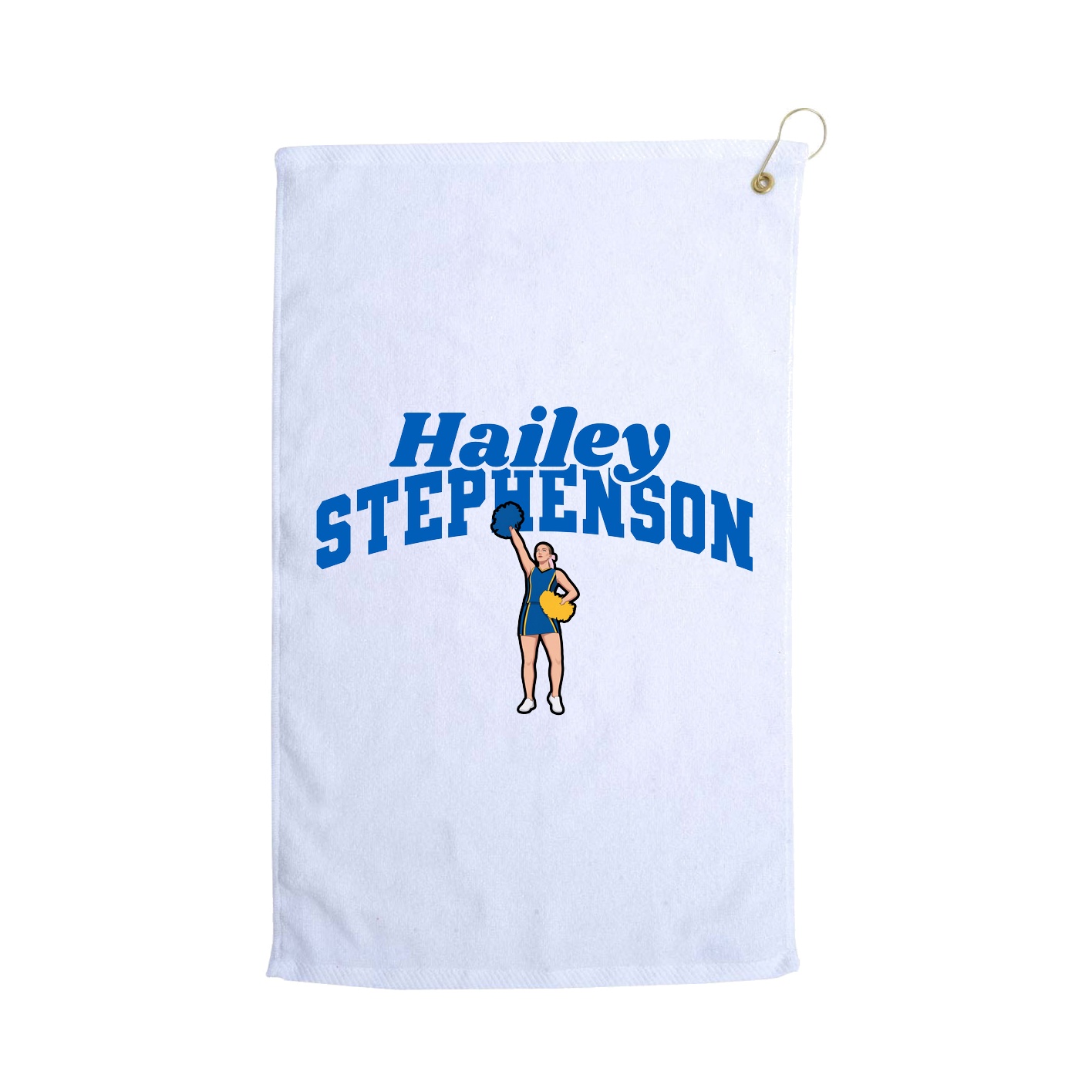 Golf Towel — Signature Arch in White