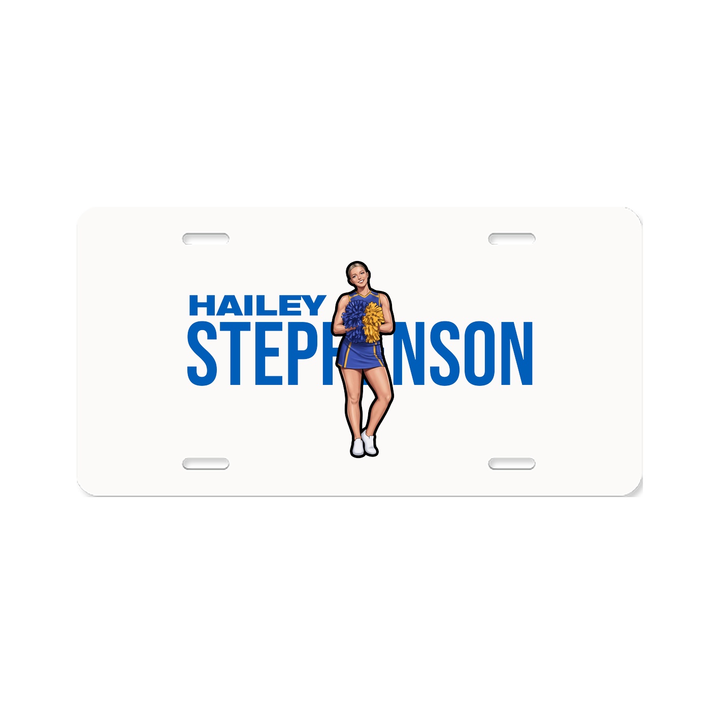 License Plate — Player Name in Classic
