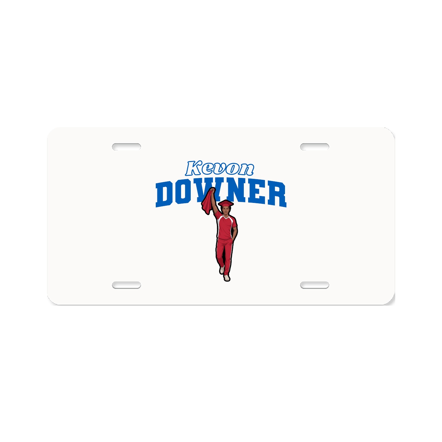 License Plate — Name Arch in Classic