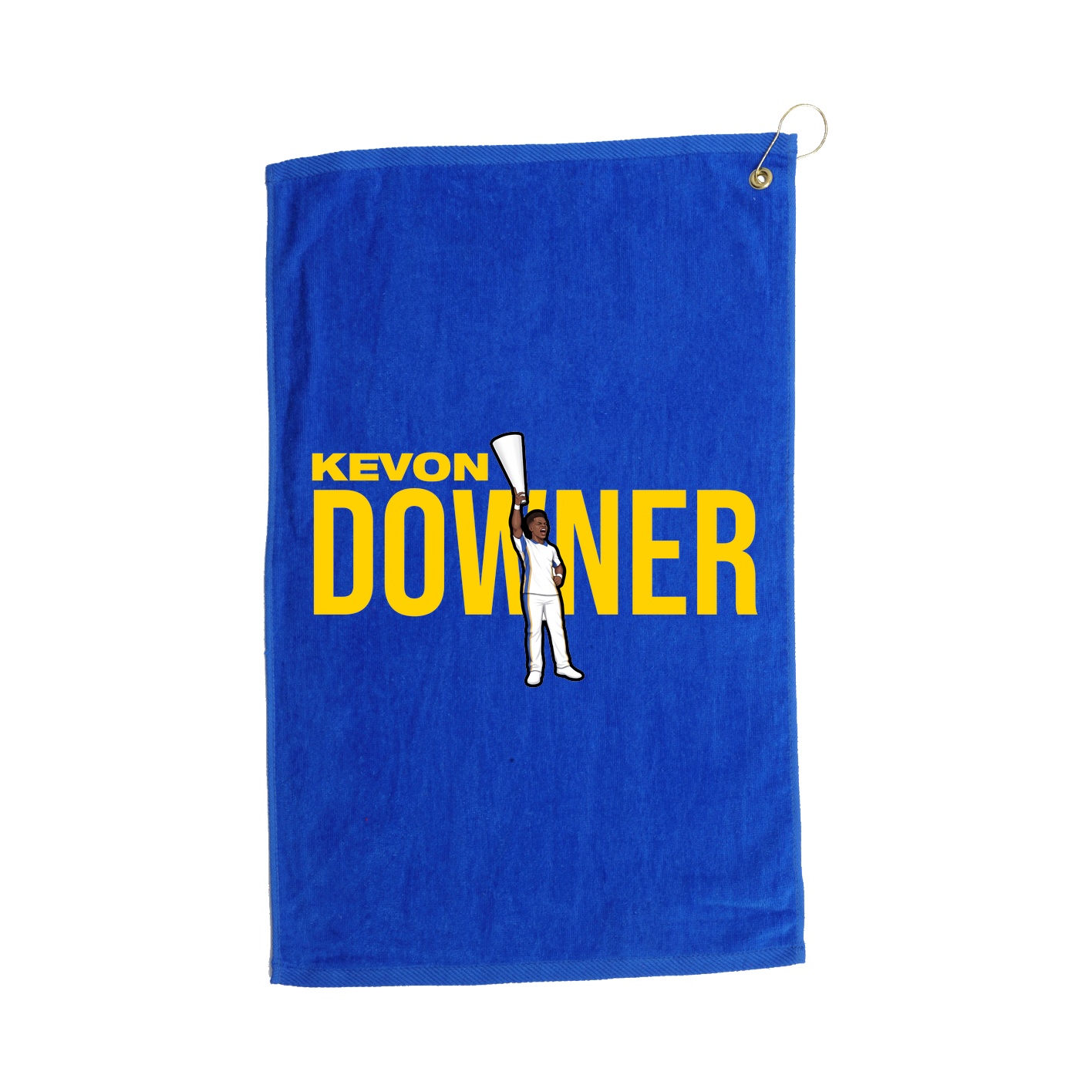 Golf Towel — Player Name in Royal