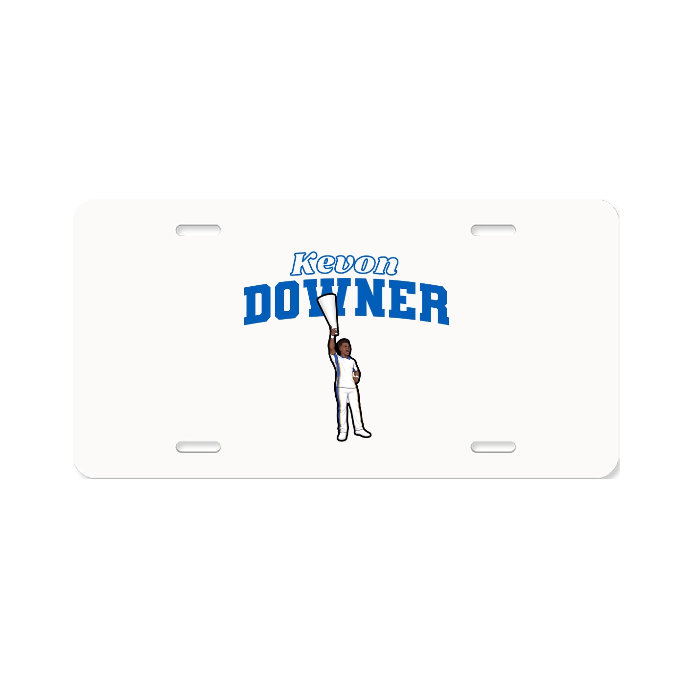 License Plate — Name Arch in Classic