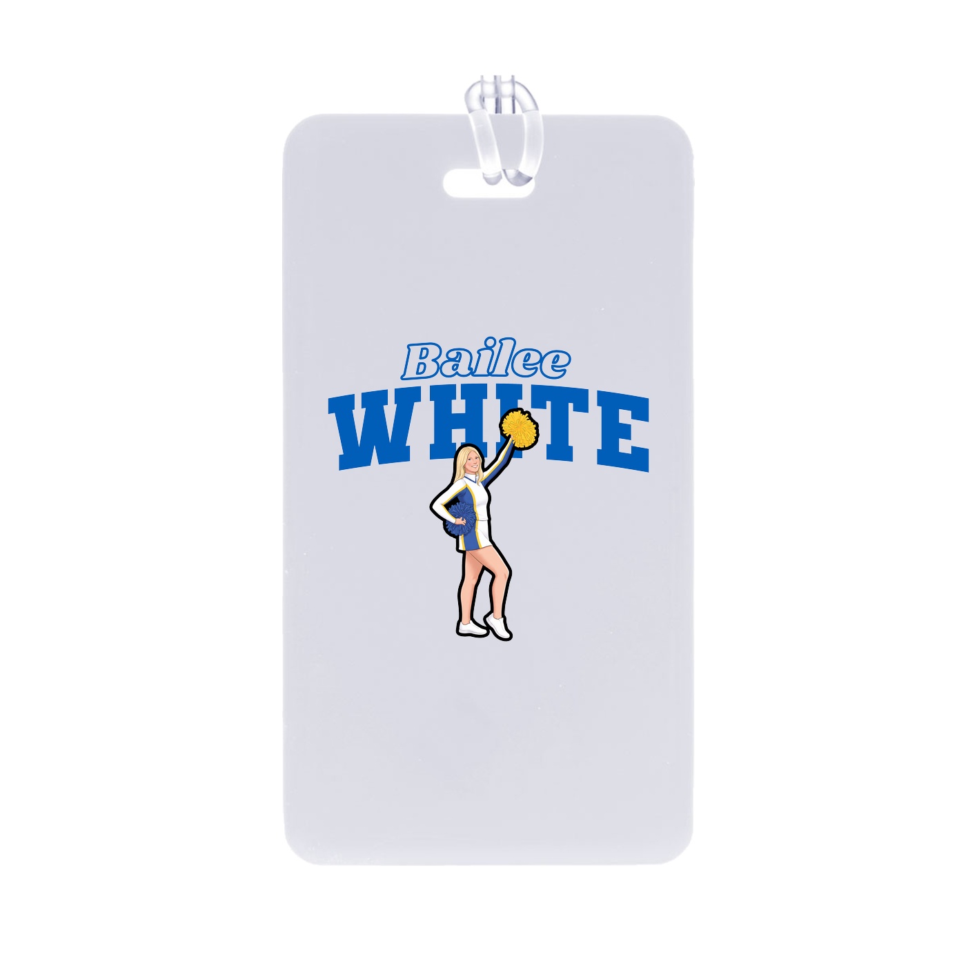 Bag Tag — Name Arch in Classic