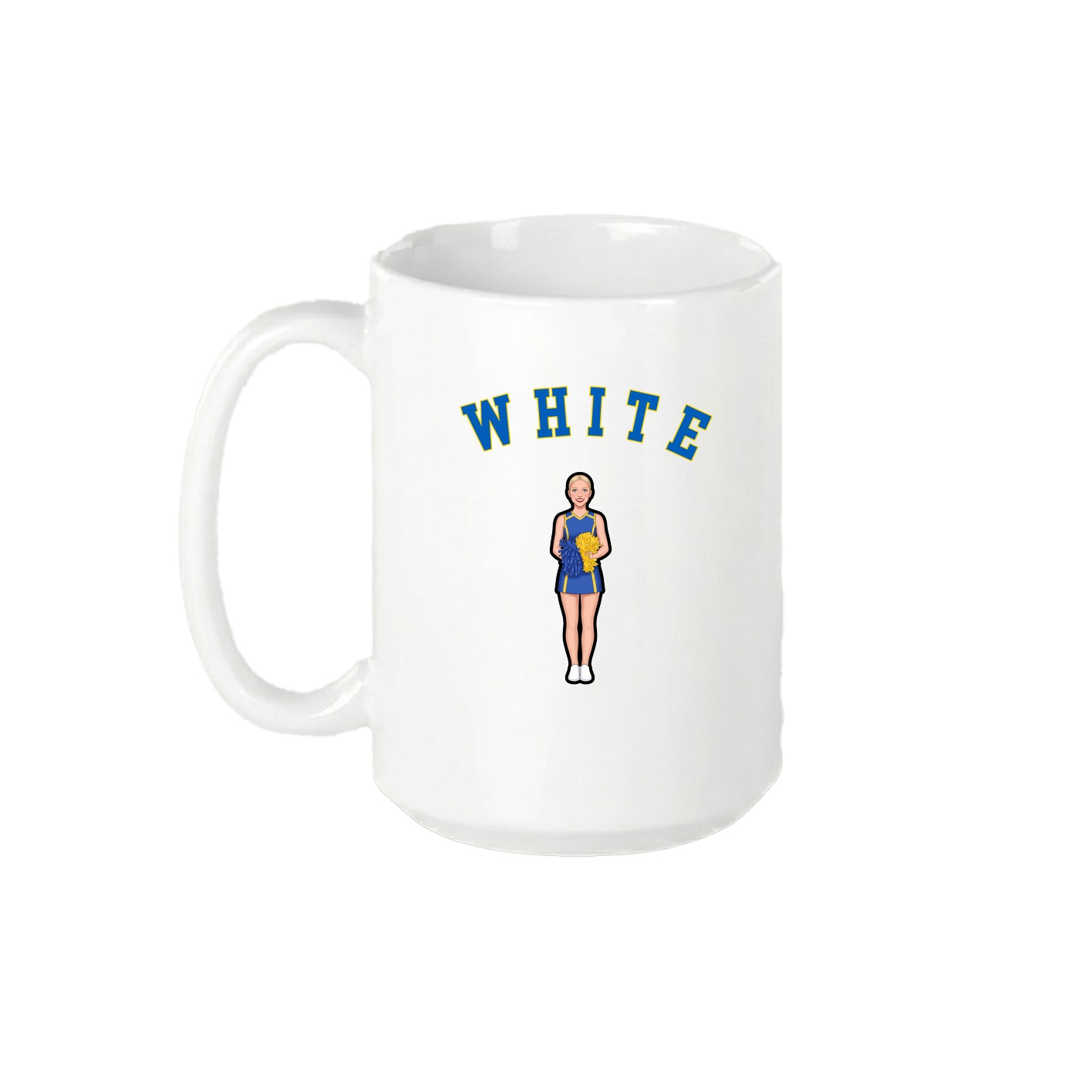 15oz Coffee Mug — Shirsey Arch in White