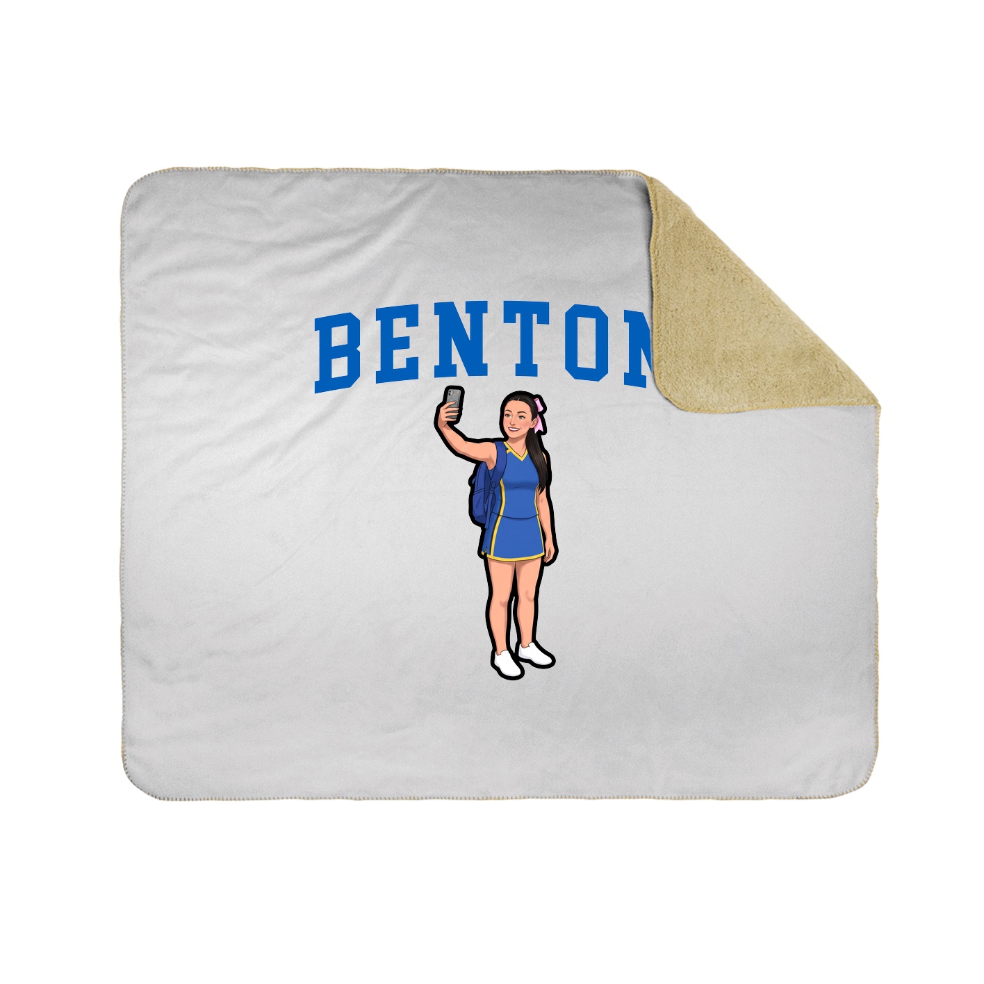 Throw Blanket — Shirsey in White