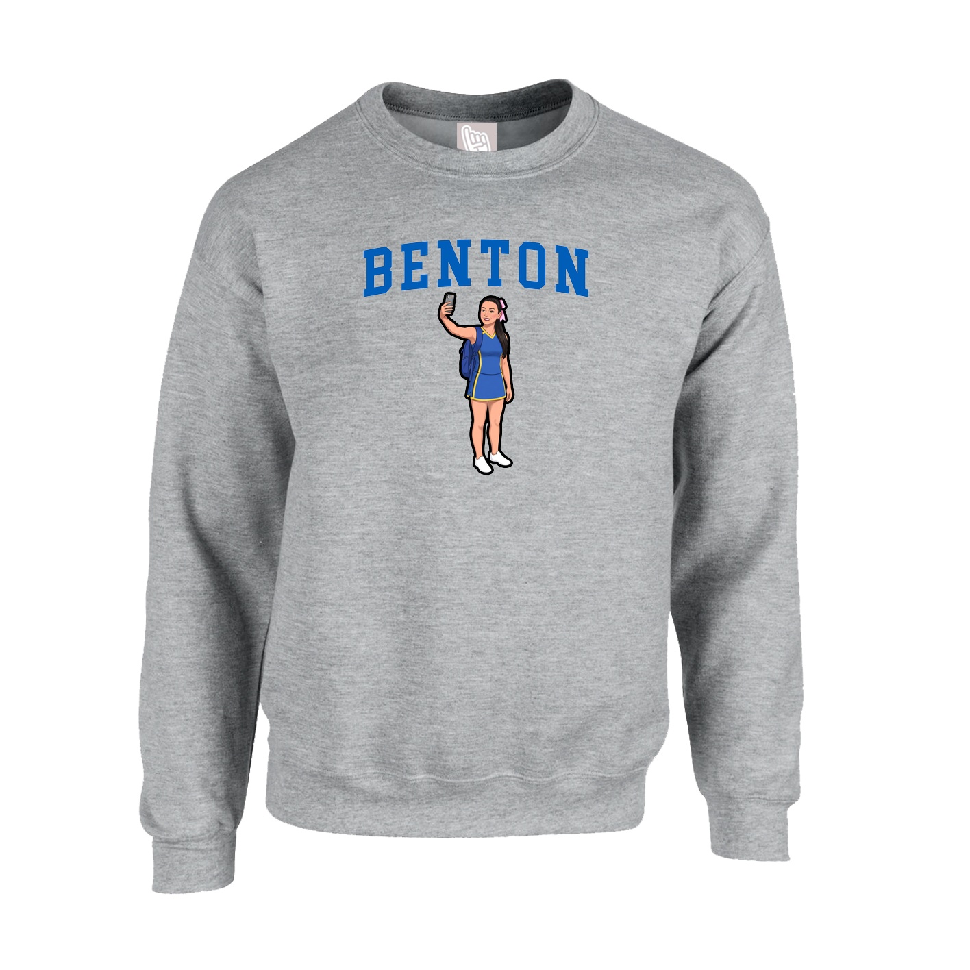 Fleece Crew — Shirsey in Grey