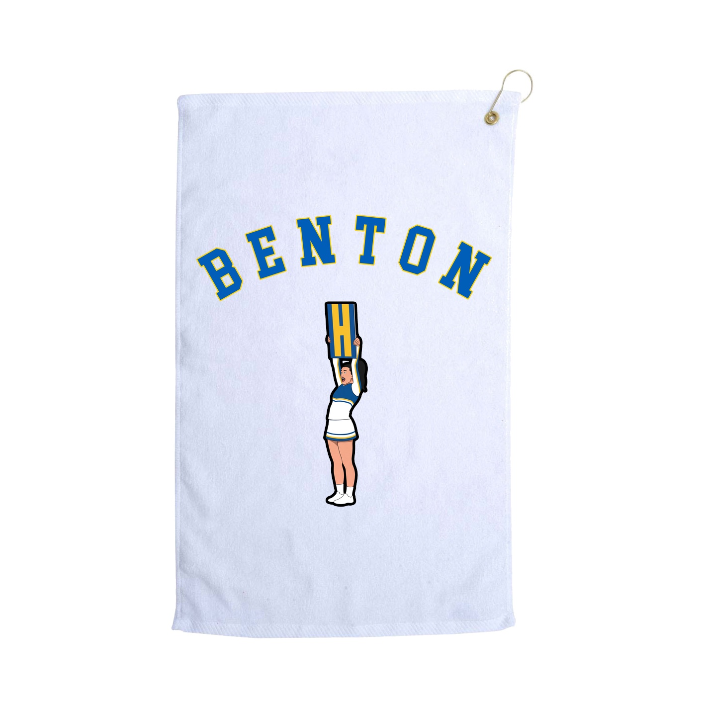 Golf Towel — Shirsey Arch in White