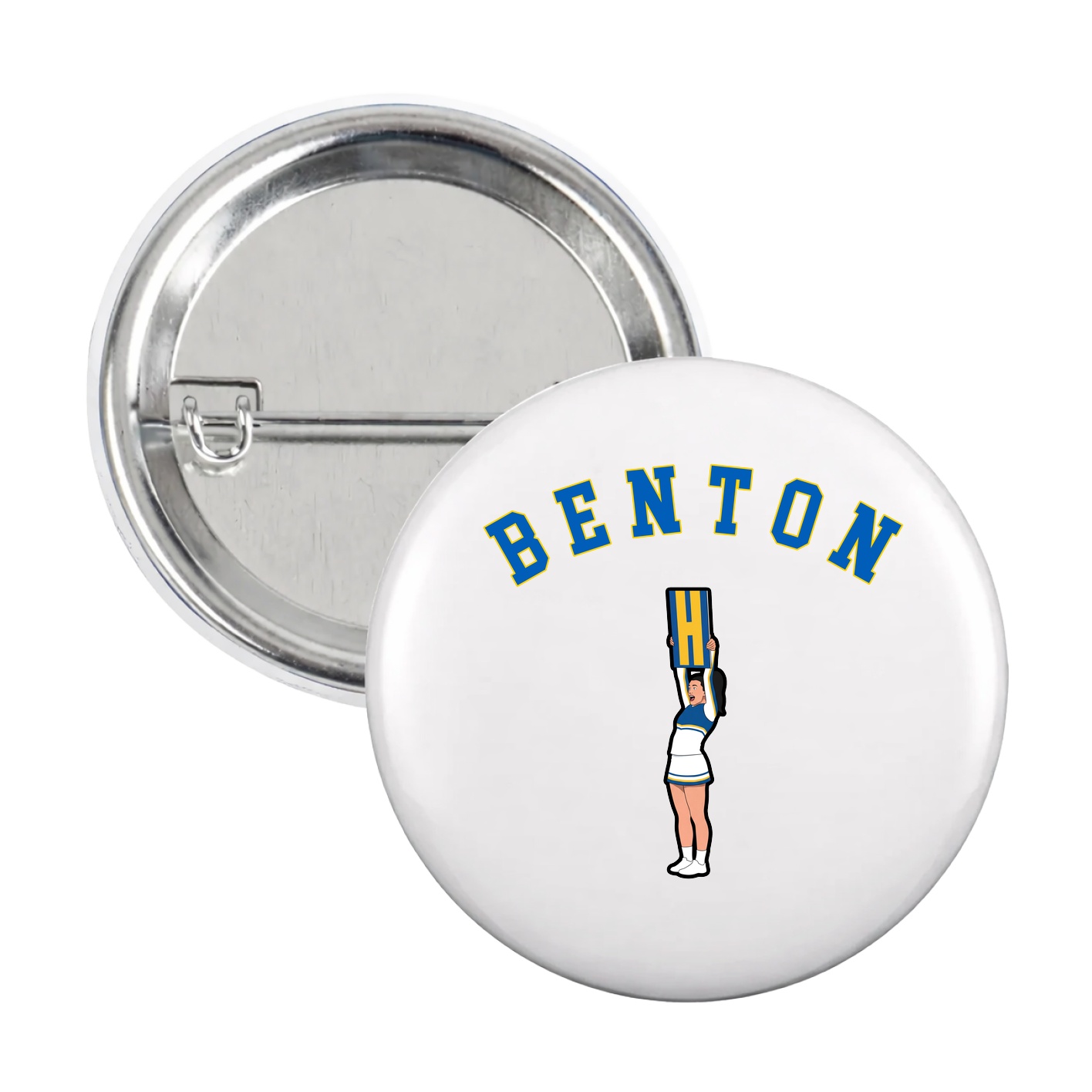 Game Day Button — Shirsey Arch in White