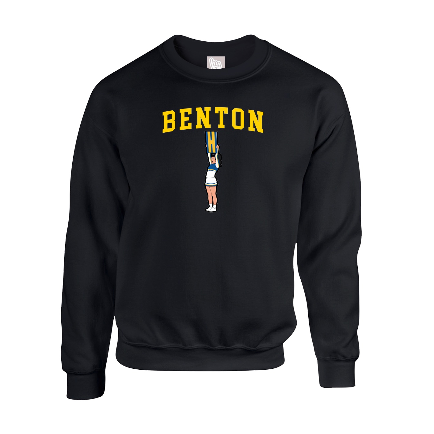 Fleece Crew — Shirsey in Black