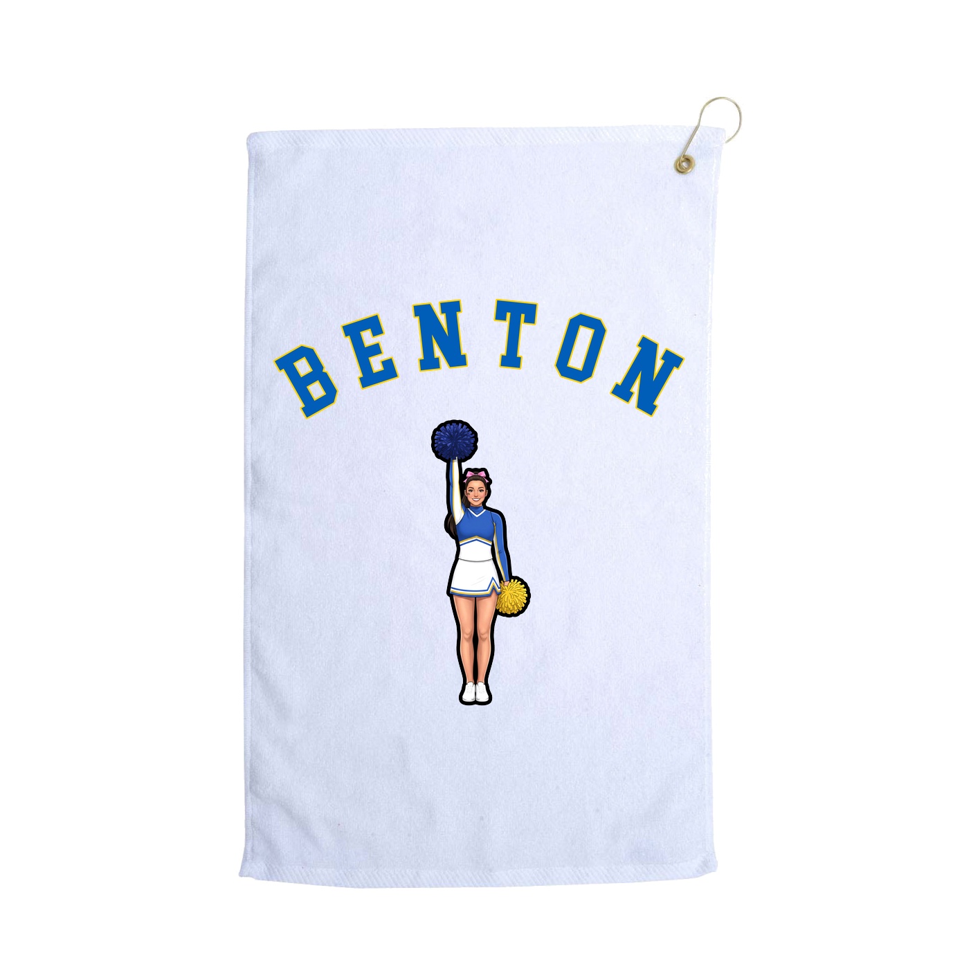 Golf Towel — Shirsey Arch in White