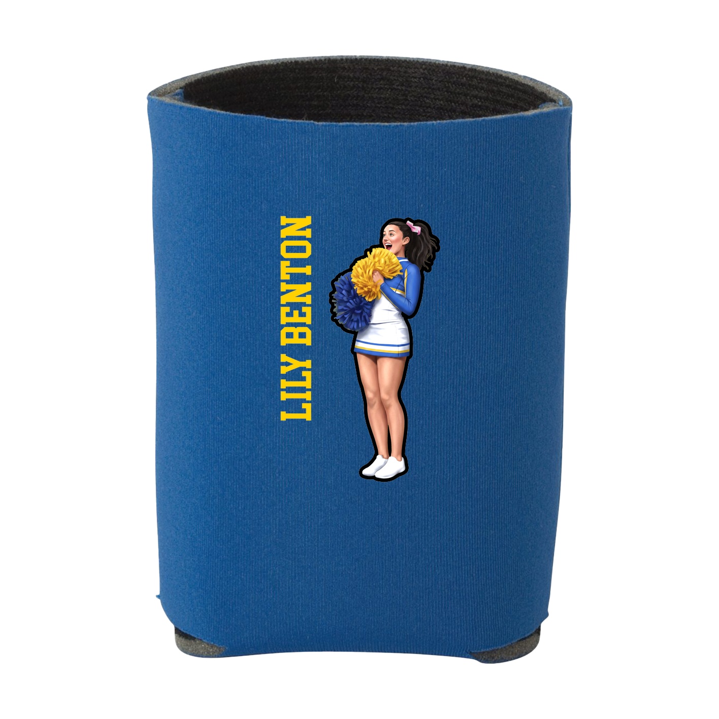 Can Holder — Name Vertical in Royal