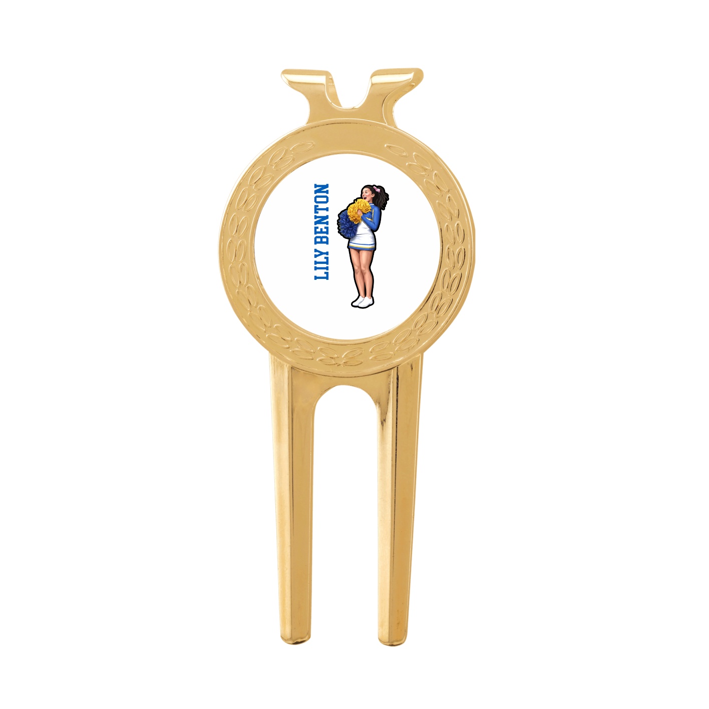 Divot Tool with Ball Marker — Name Vertical in Classic