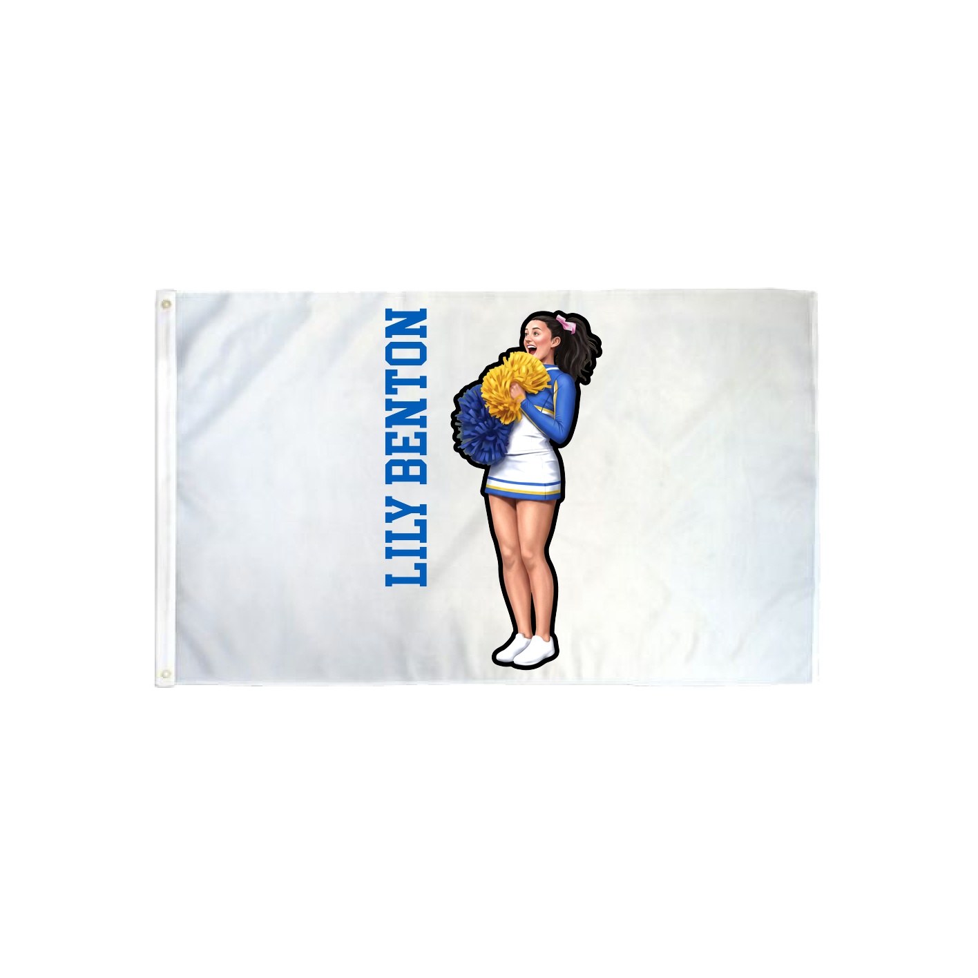 3x5 Flag — Name Vertical in Classic