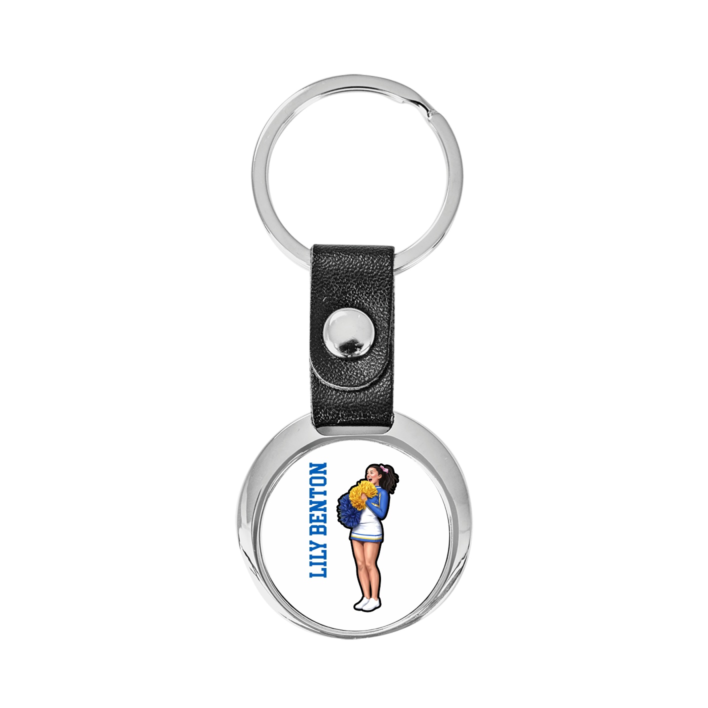 Key Chain — Name Vertical in Classic