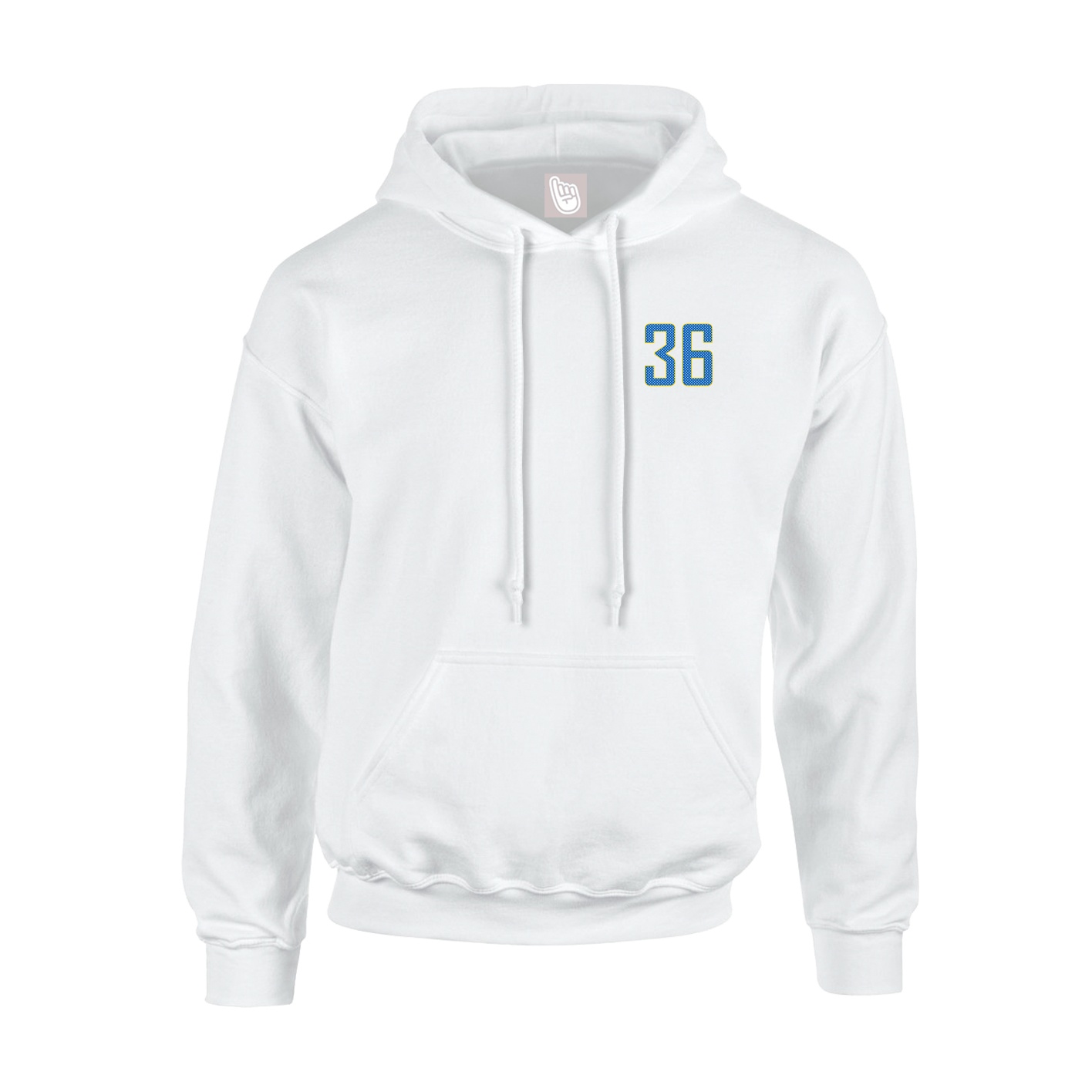Youth Hoodie — Front Shirsy in White