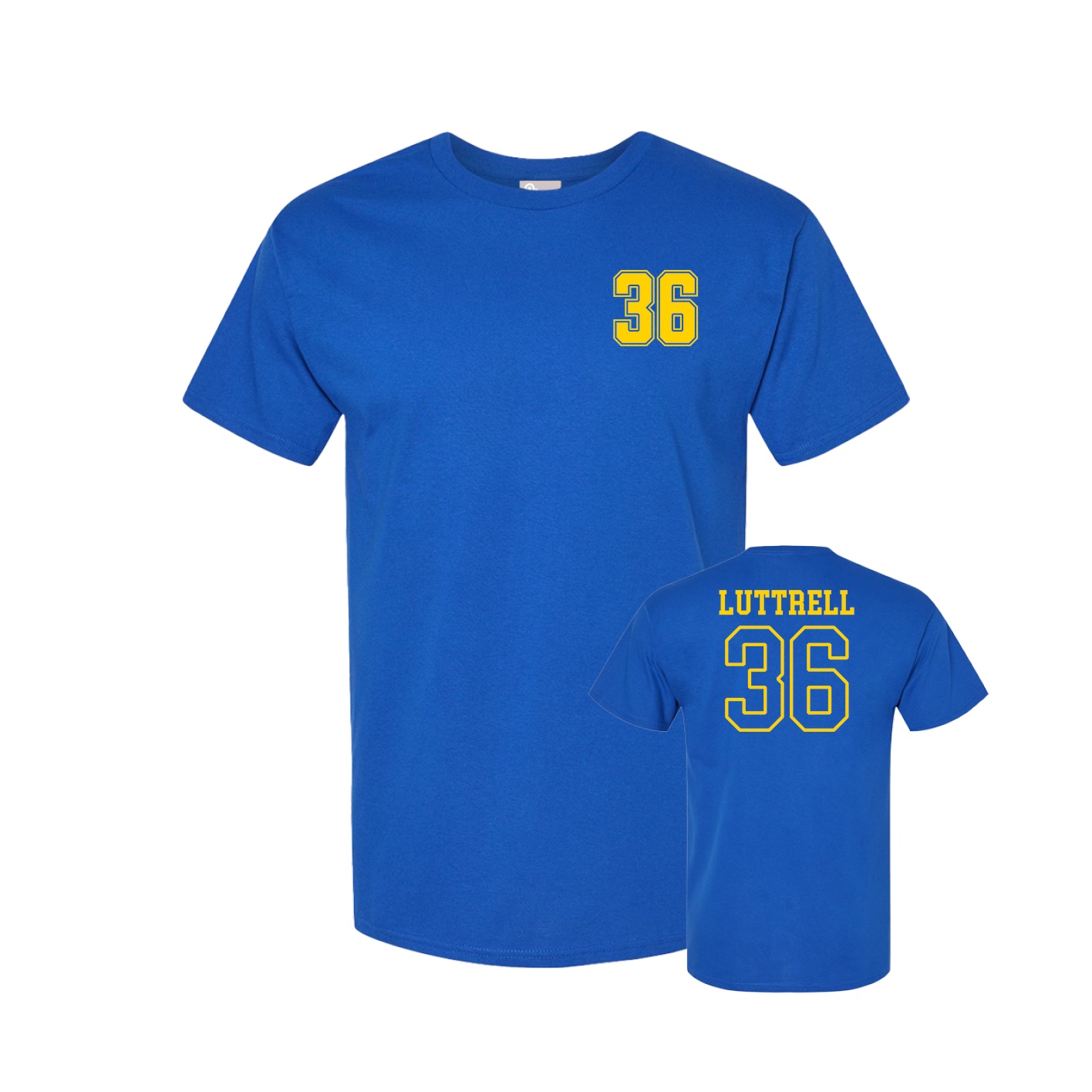 Tee — Chest Back in Royal