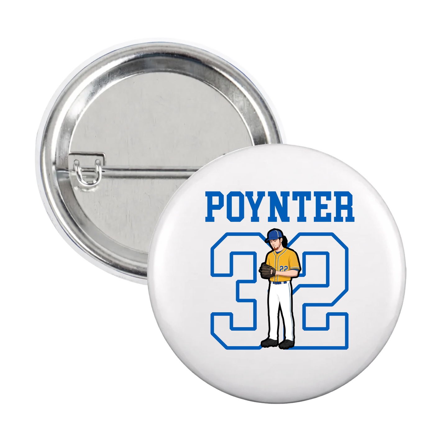 Game Day Button — Shirsey in White