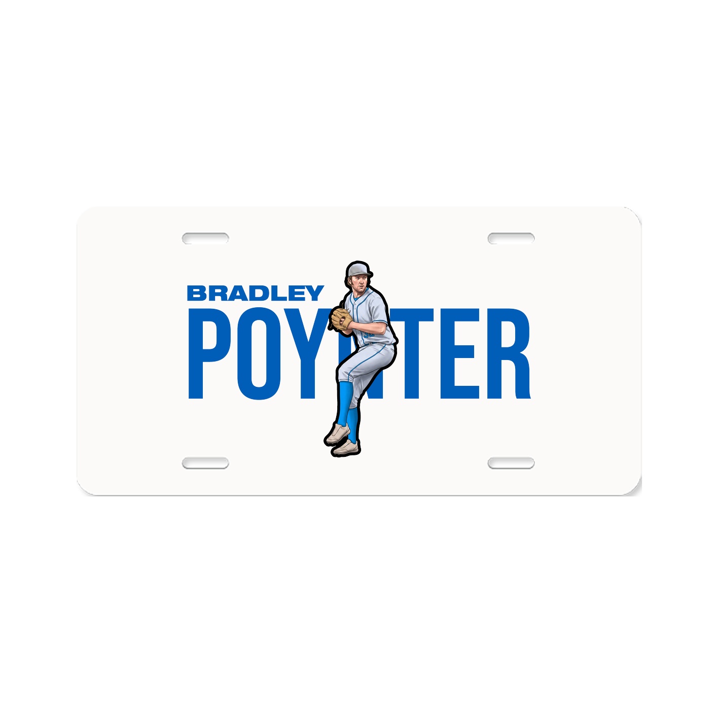 License Plate — Player Name in Classic