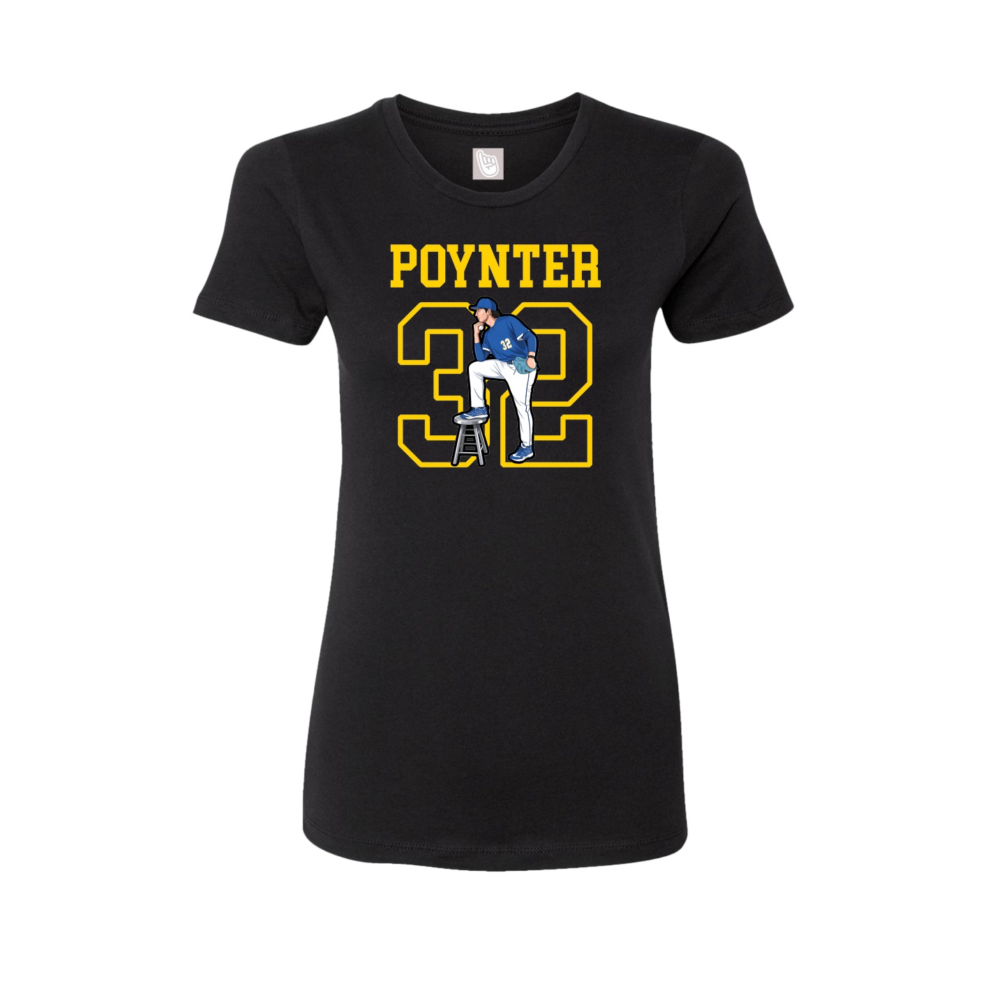 Fitted Women's Tee — Shirsey in Black