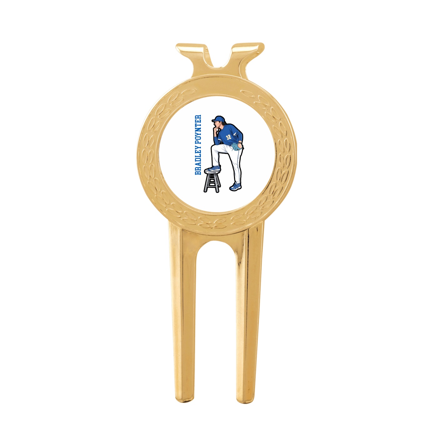 Divot Tool with Ball Marker — Name Vertical in Classic
