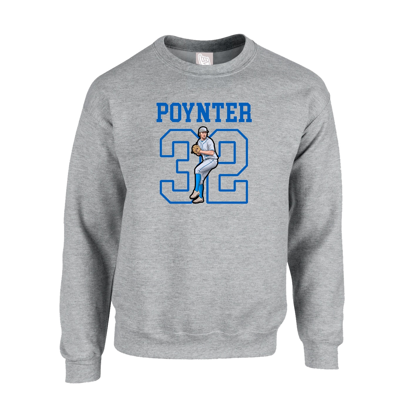 Fleece Crew — Shirsey in Grey
