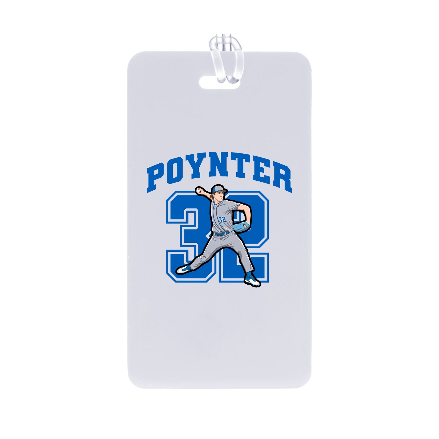 Bag Tag — Number in Classic