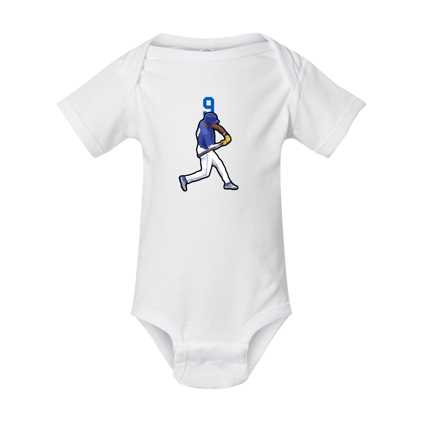 Baby Onesie — Number Top in White