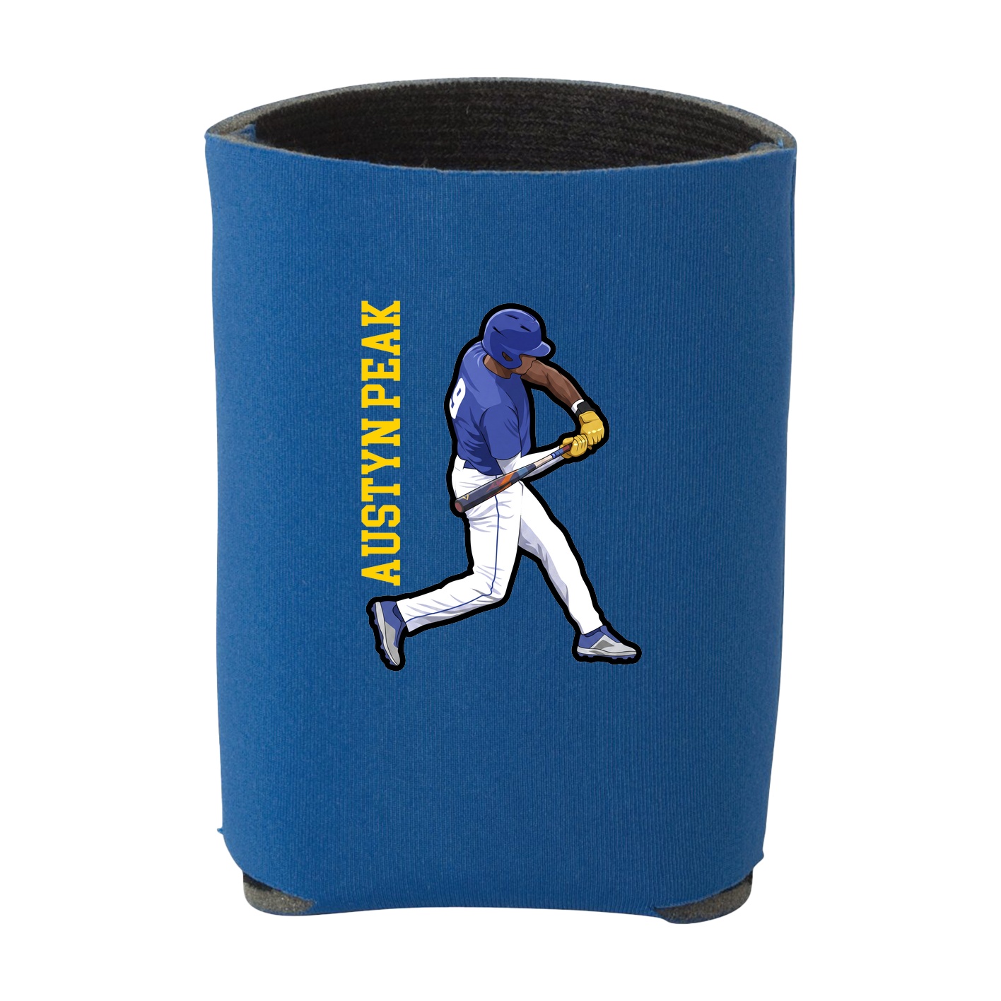 Can Holder — Name Vertical in Royal