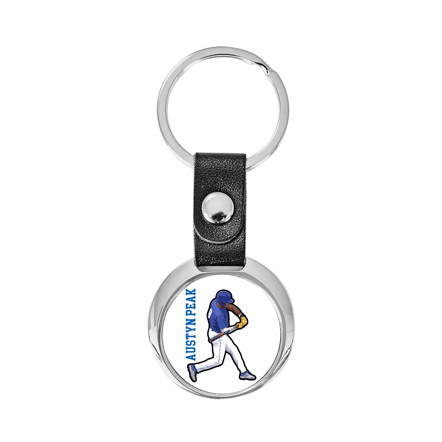 Key Chain — Name Vertical in Classic