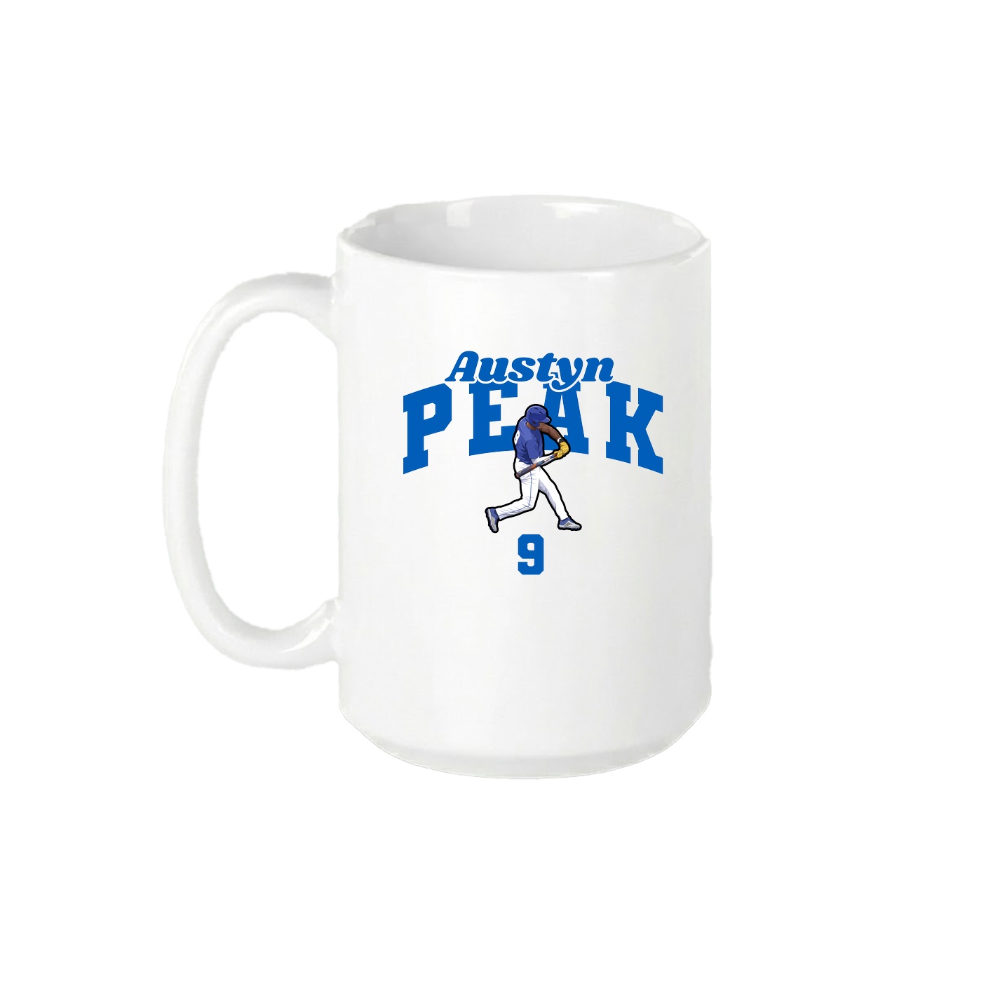 15oz Coffee Mug — Signature Arch in White