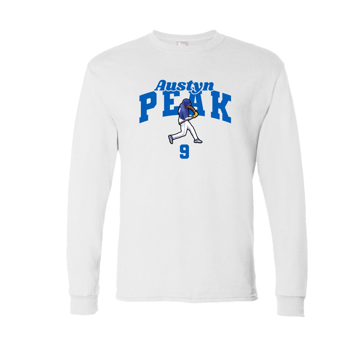 Long Sleeve Tee — Signature Arch in White