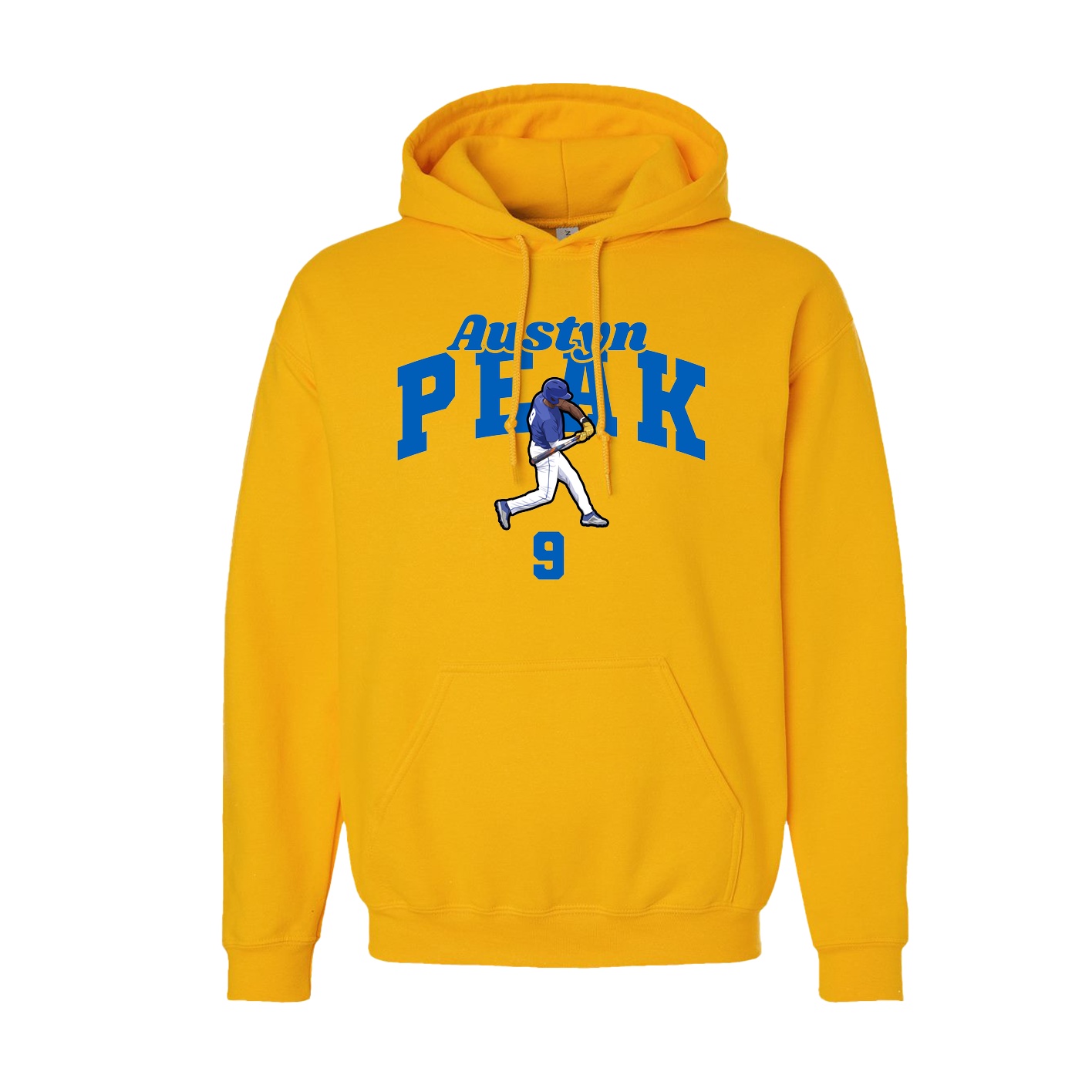 Youth Hoodie — Signature Arch in Gold