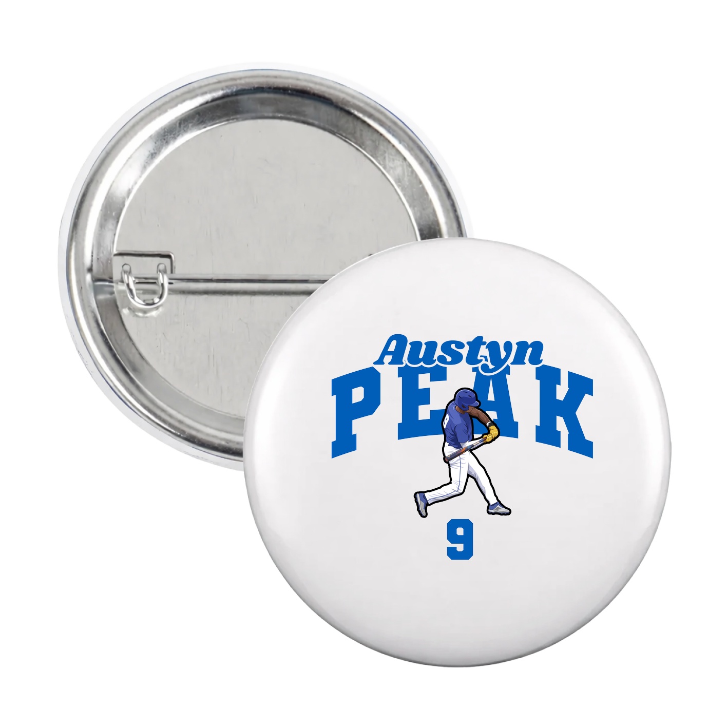 Game Day Button — Signature Arch in White