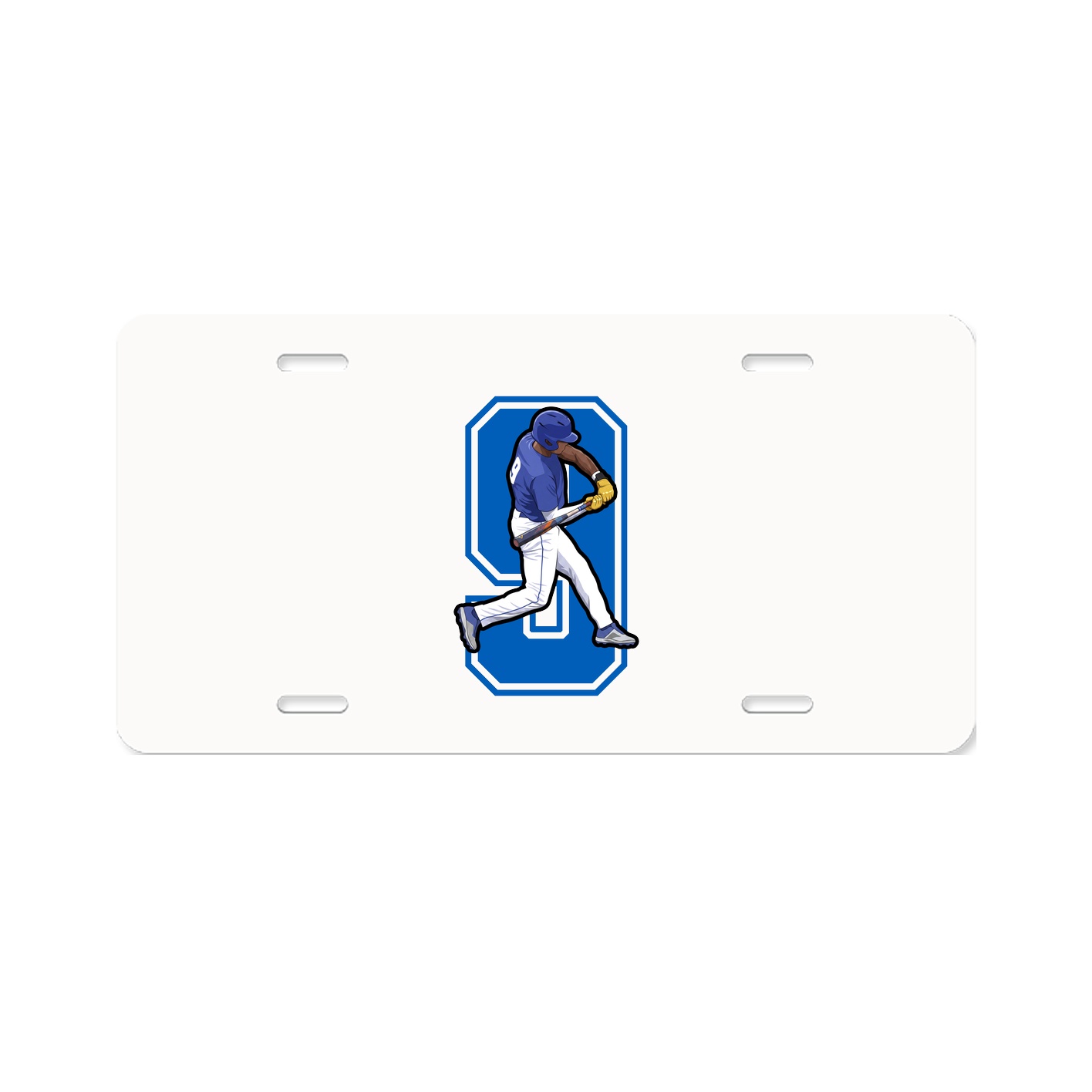 License Plate — Number in Classic