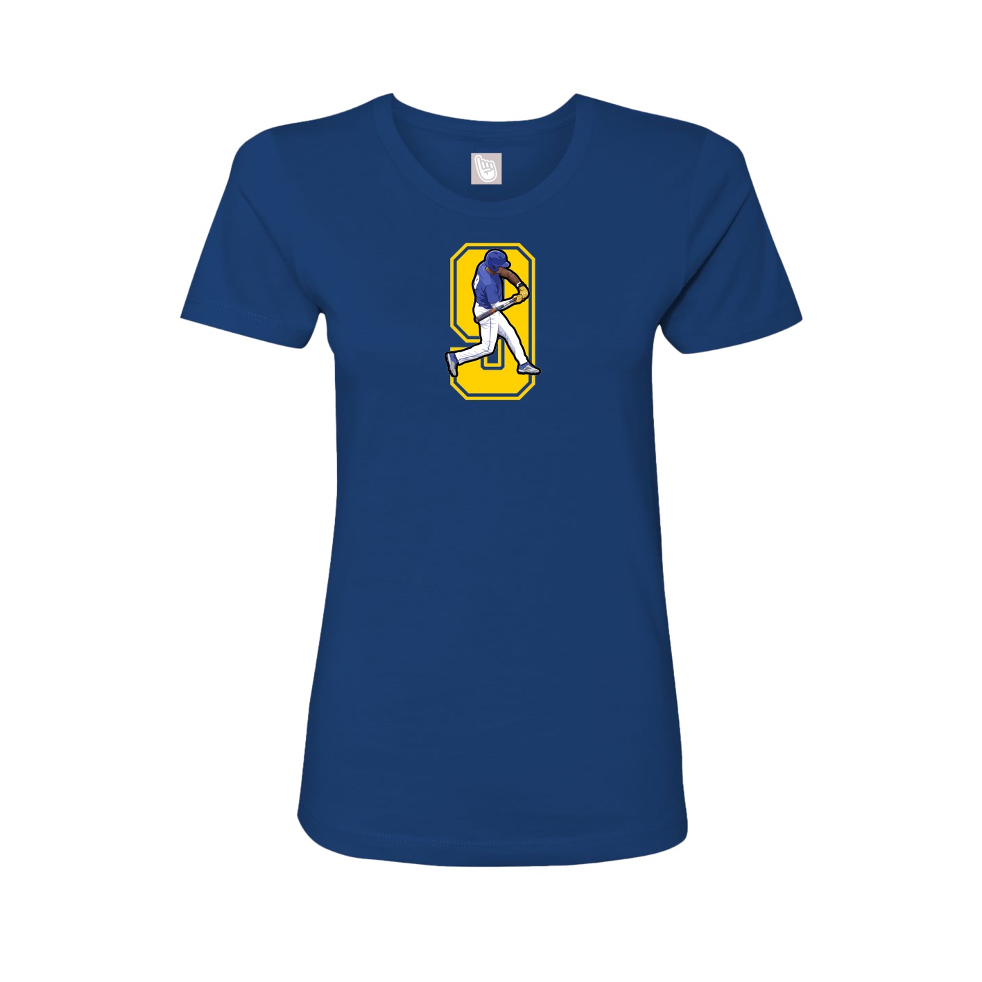 Womens Tee — Number in Royal