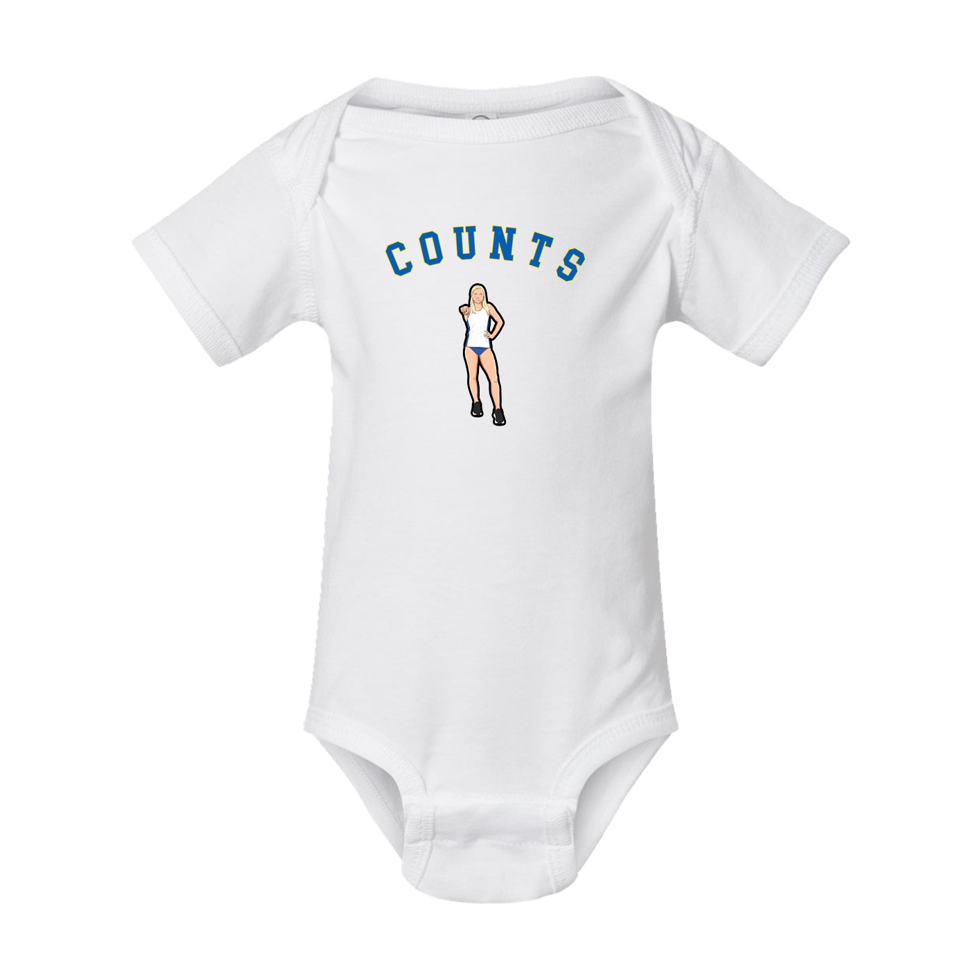 Baby Onesie — Shirsey Arch in White