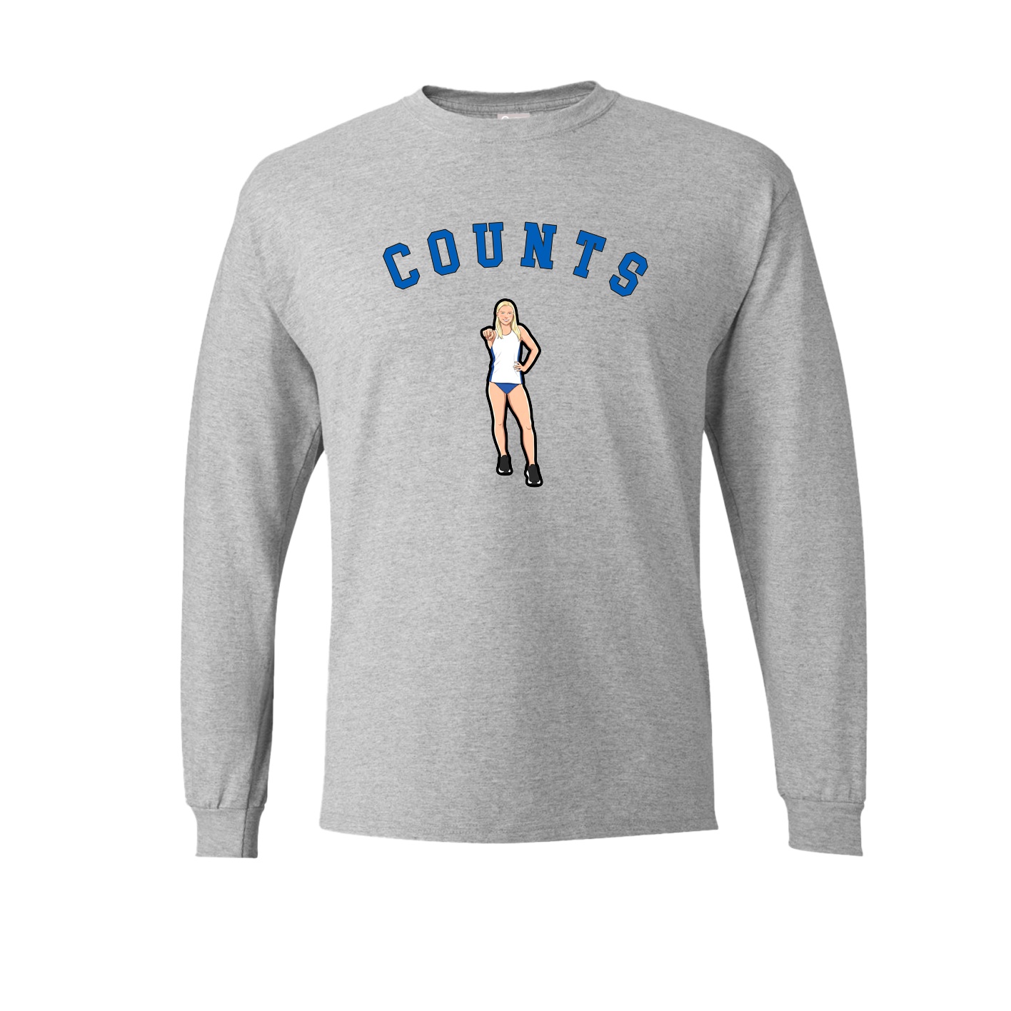 Long Sleeve Tee — Shirsey Arch in Grey