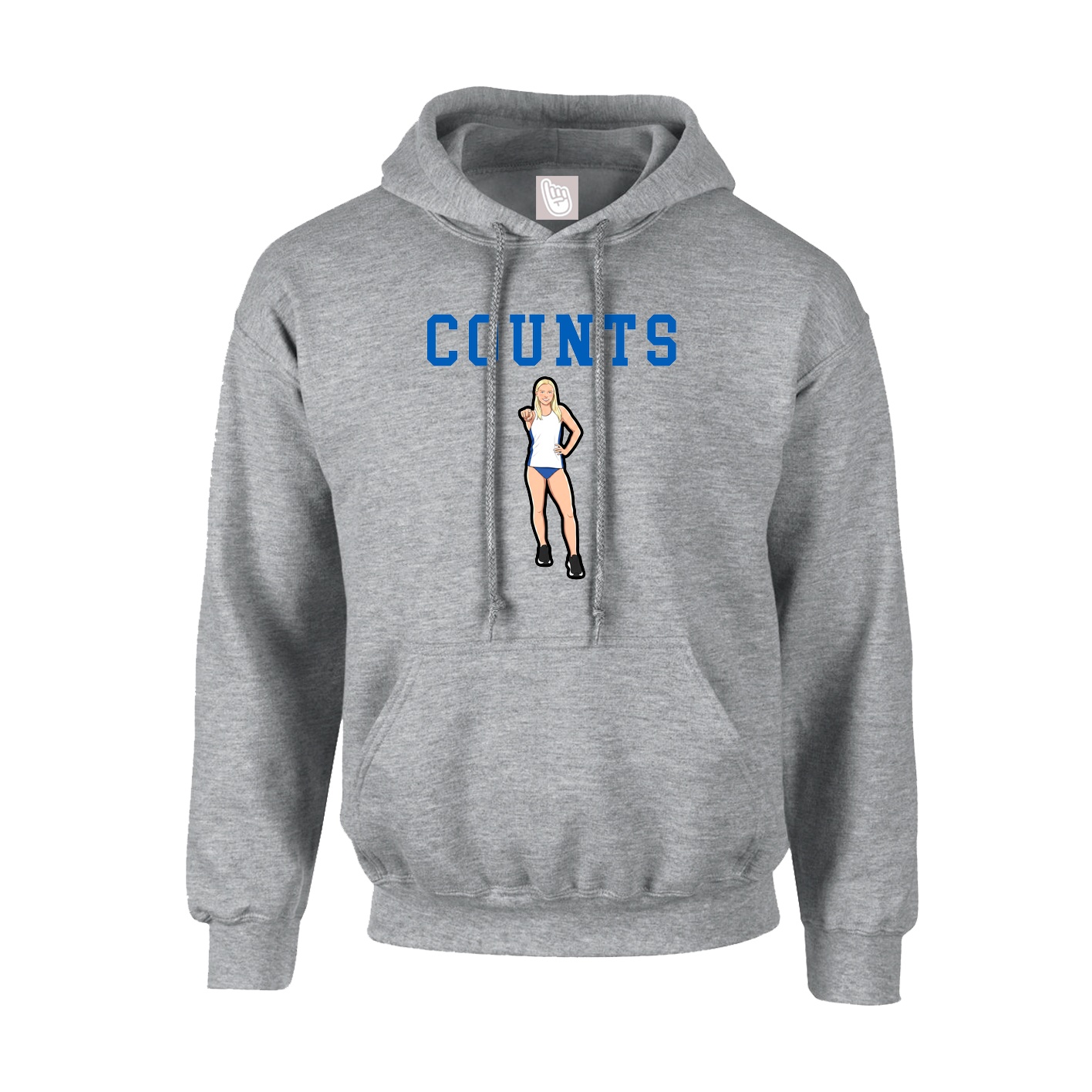 Hoodie — Shirsey in Grey