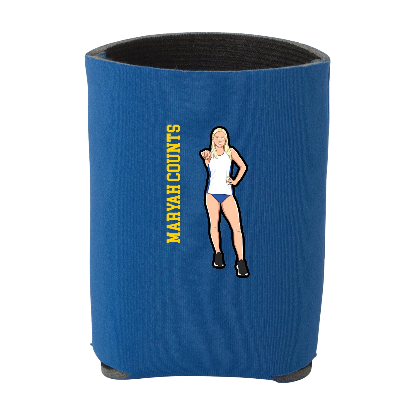 Can Holder — Name Vertical in Royal