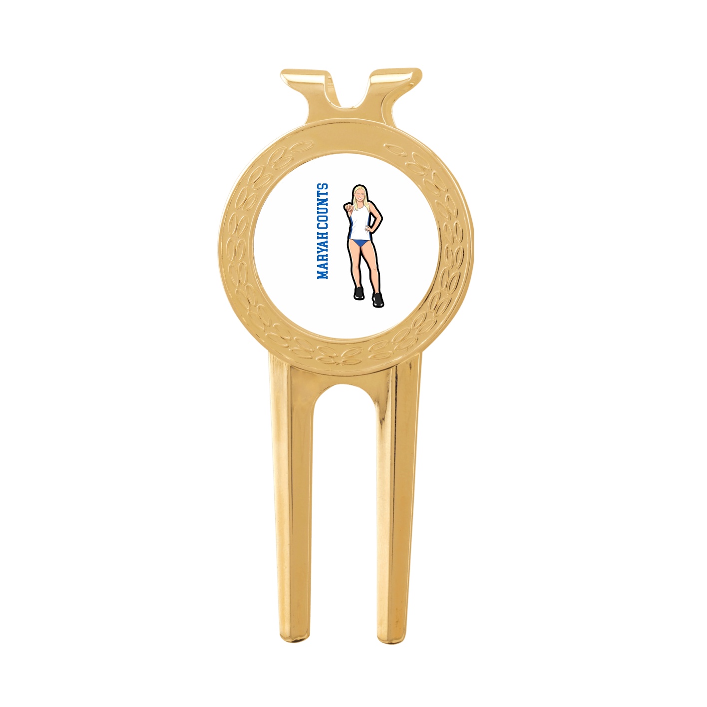 Divot Tool with Ball Marker — Name Vertical in Classic