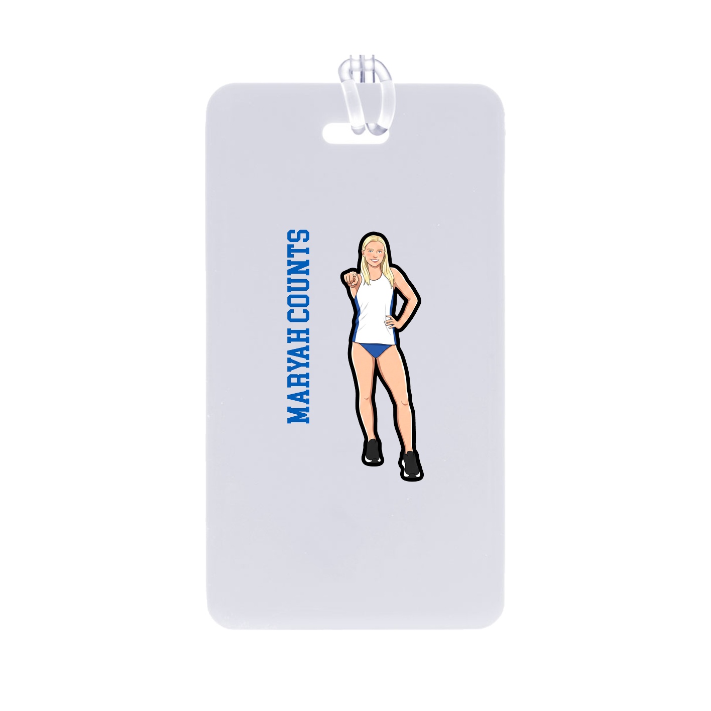 Bag Tag — Name Vertical in Classic