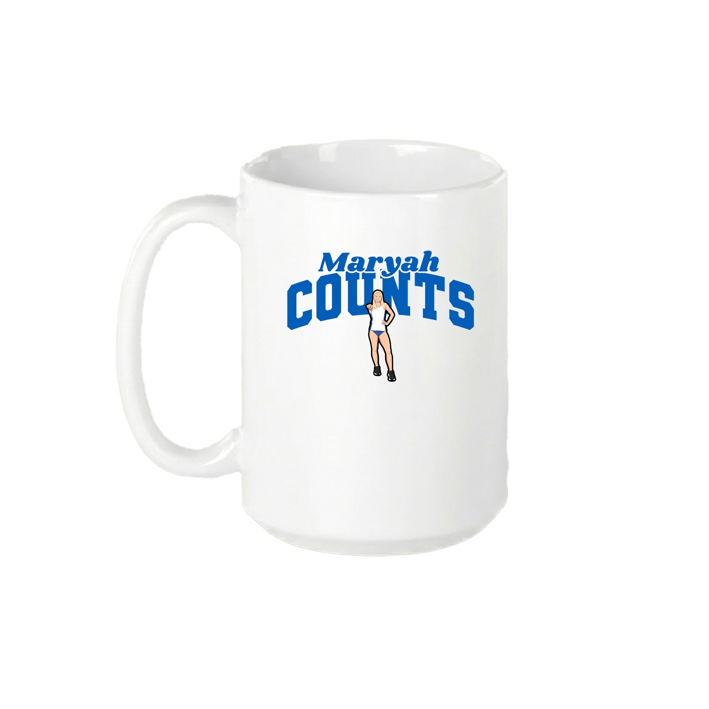 15oz Coffee Mug — Signature Arch in White