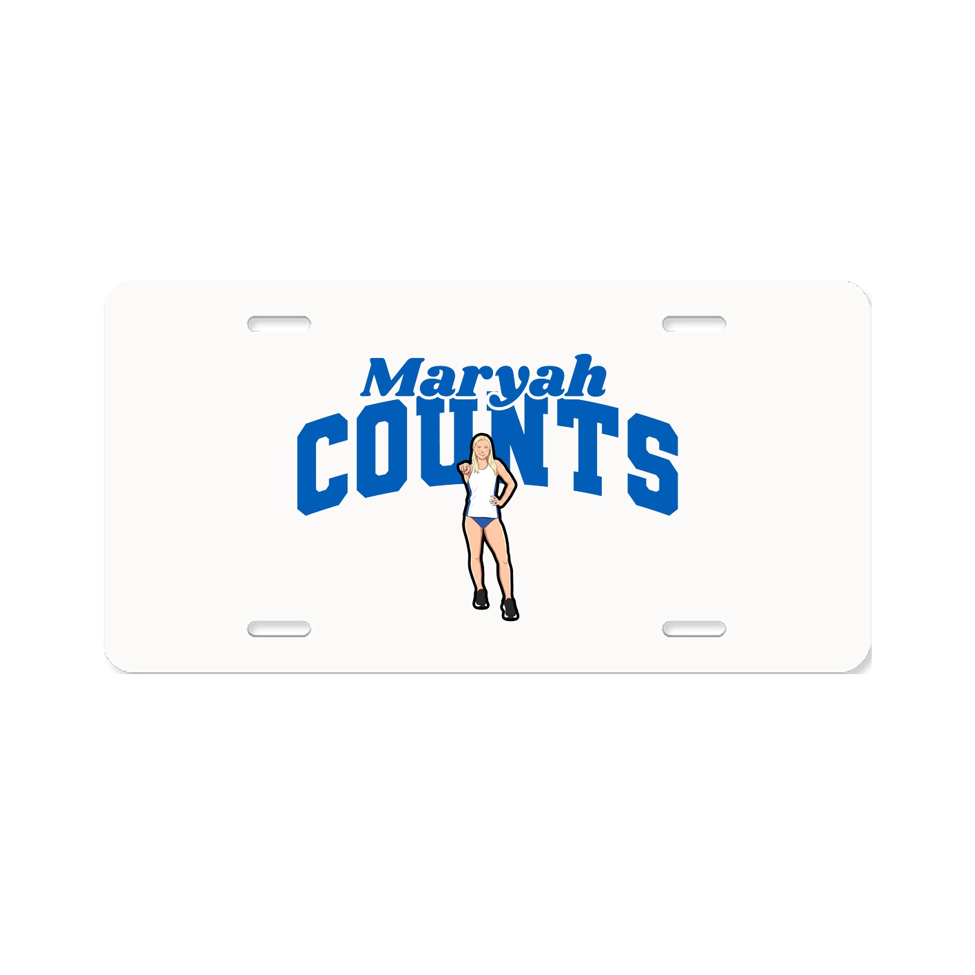 License Plate — Signature Arch in Classic