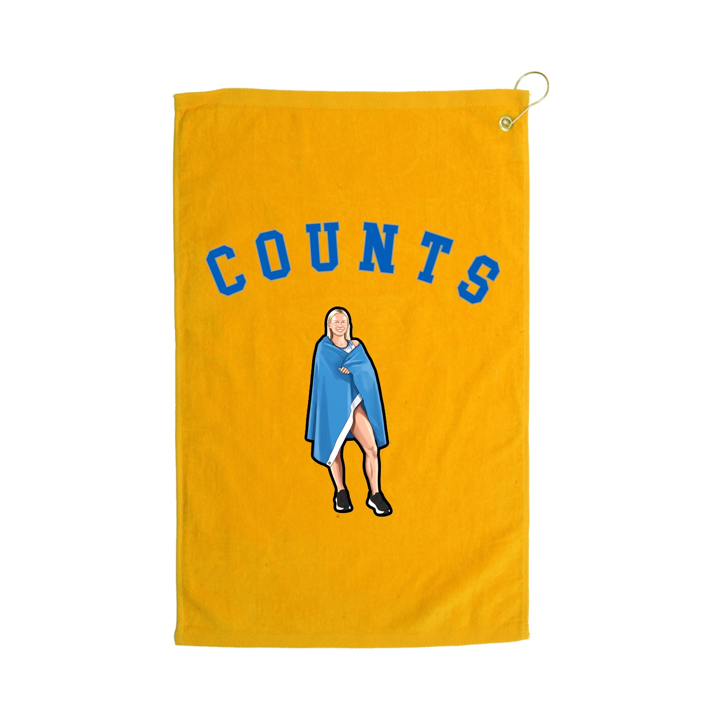 Golf Towel — Shirsey Arch in Gold