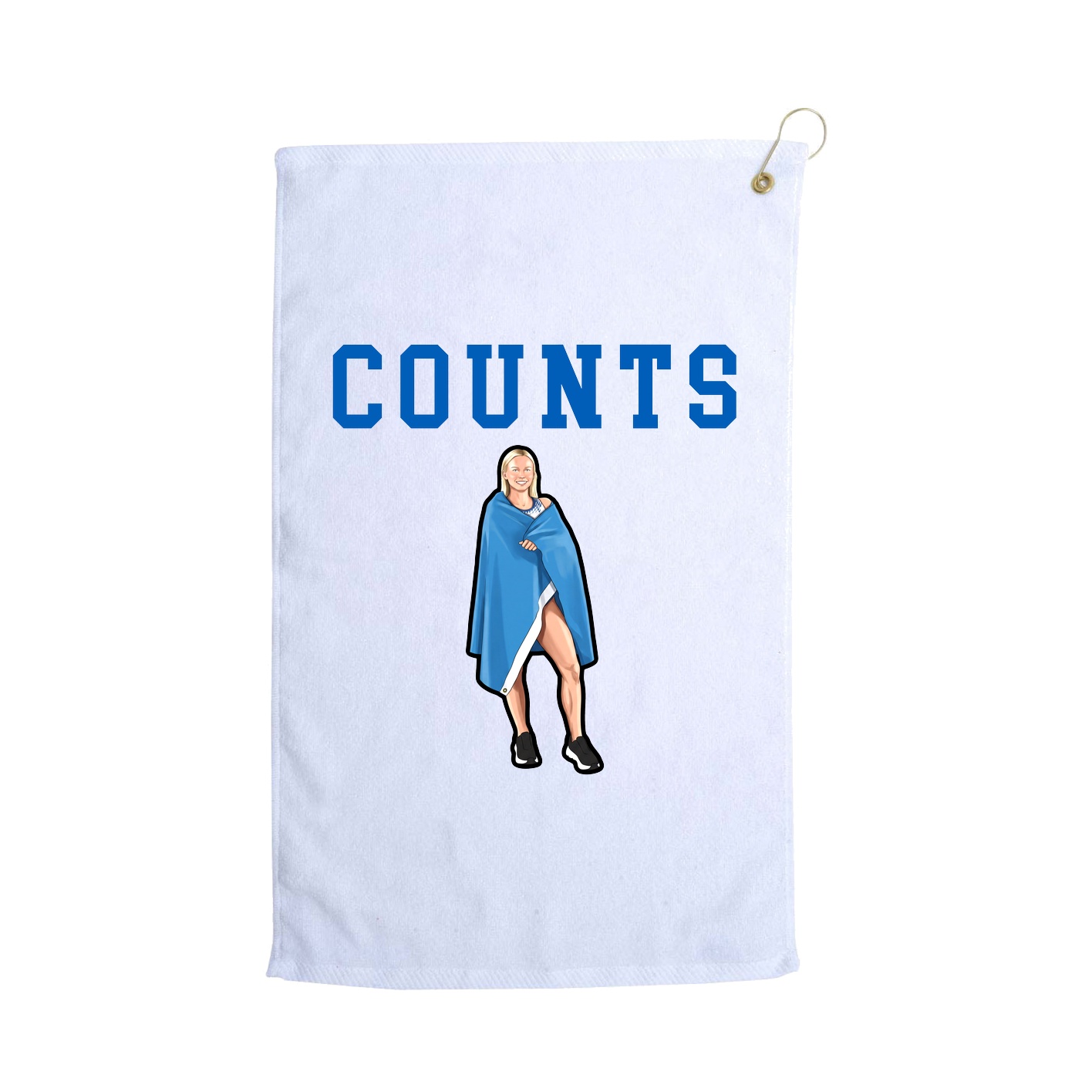 Golf Towel — Shirsey in White