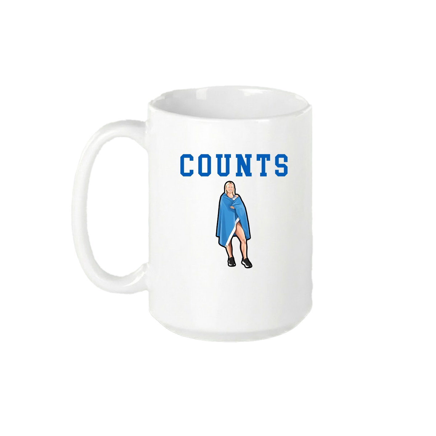 15oz Coffee Mug — Shirsey in White
