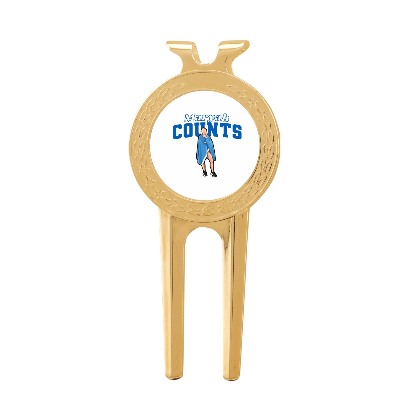 Divot Tool with Ball Marker — Name Arch in Classic