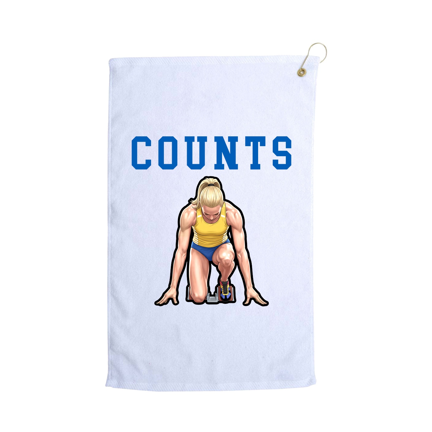 Golf Towel — Shirsey in White